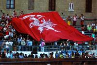 Folla in festa alla Giostra dell'Orso, Pistoia